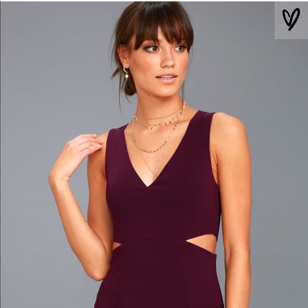 Lulus Sleeveless Bodycon Cutout Dress